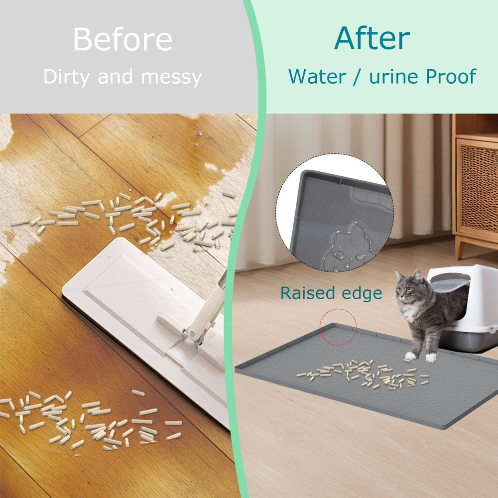Jacooxi mat cleans quickly with broom, vacuum, or a quick rinse.