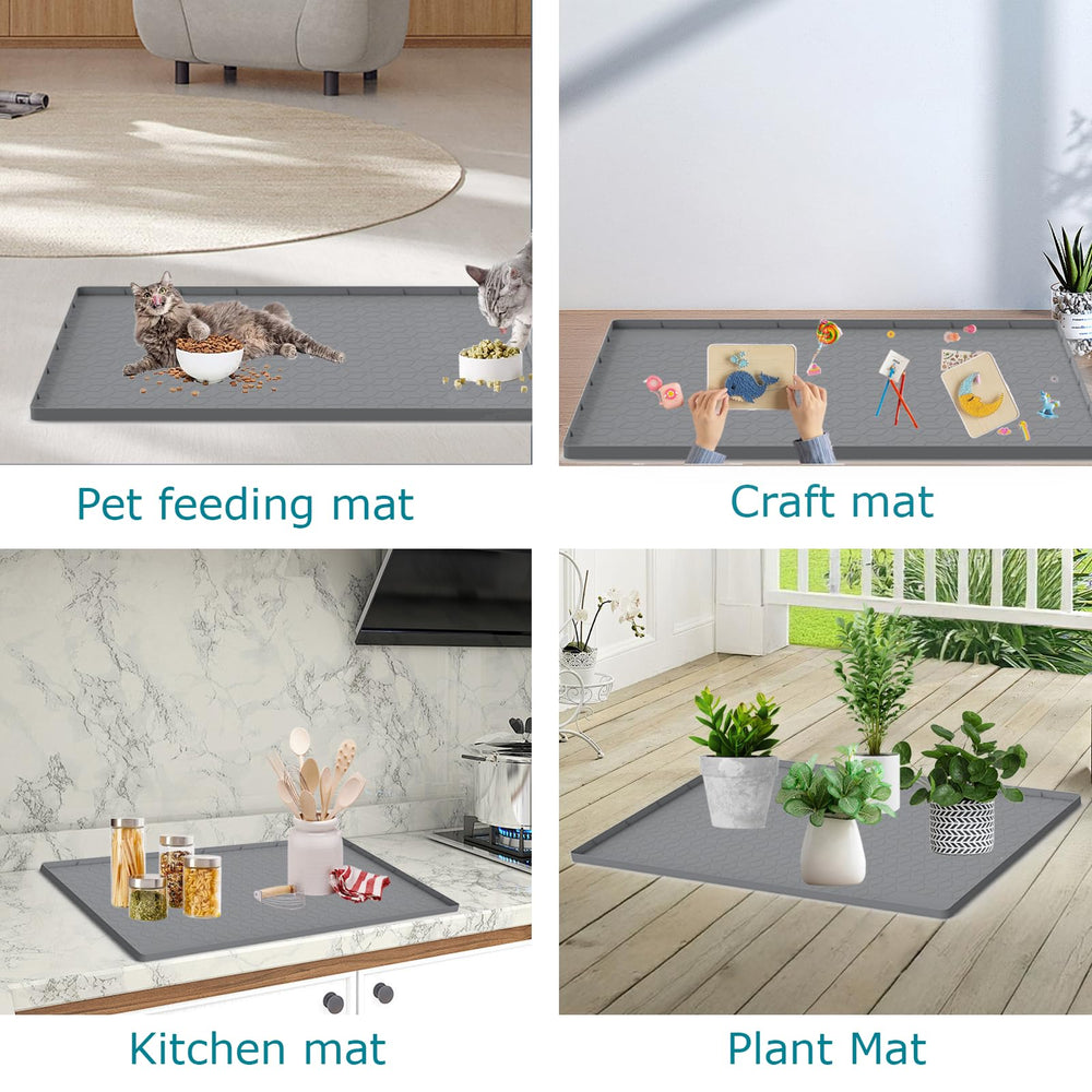 Jacooxi durable silicone cat litter mat designed for long-lasting use.