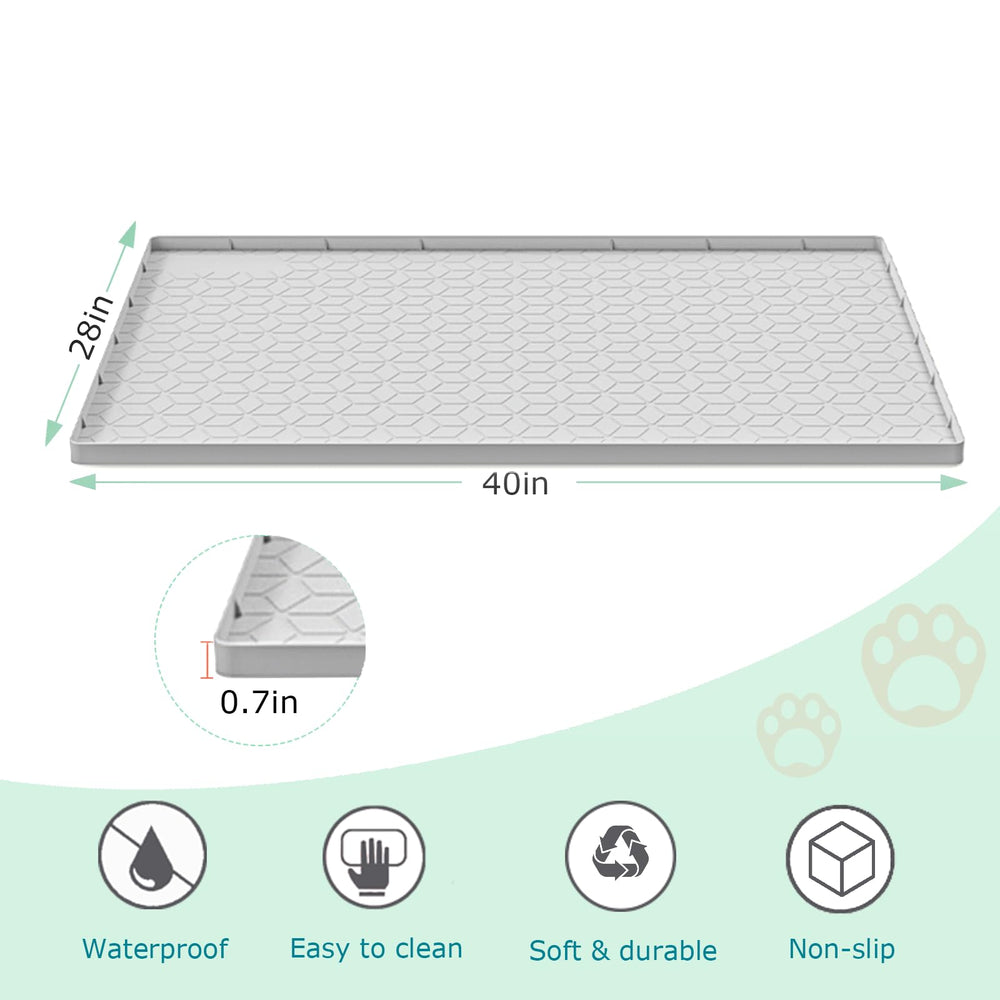 Jacooxi silicone mat waterproof underside protects floor moisture