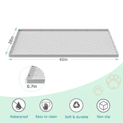 Jacooxi silicone mat waterproof underside protects floor moisture