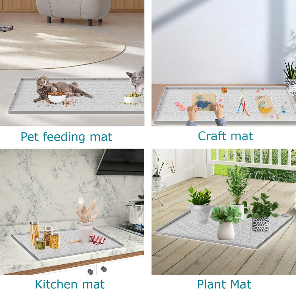 Jacooxi versatile mat used as tray or plant spill protector