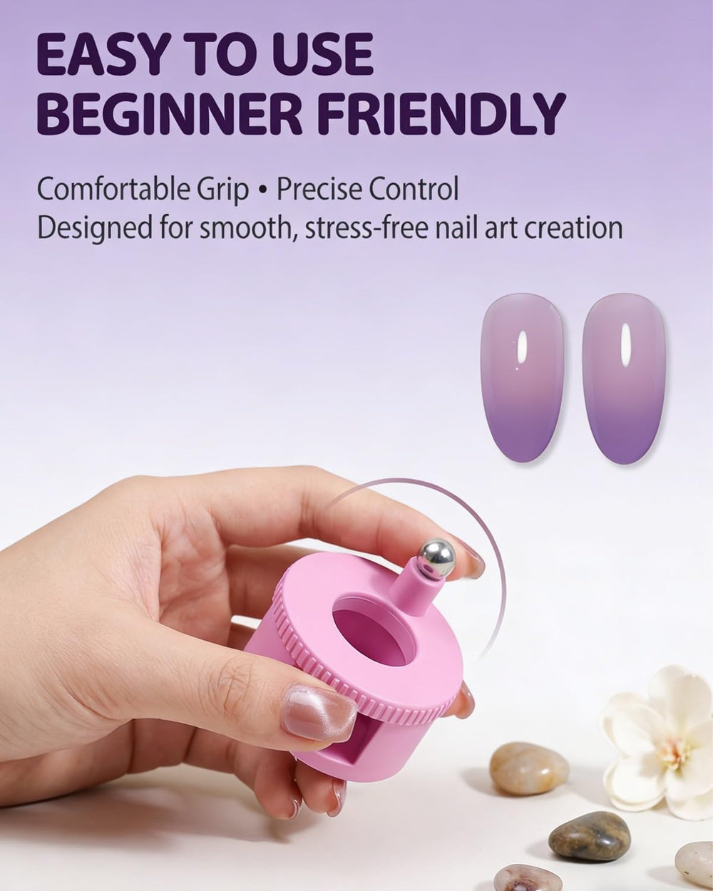 Jacvxn beginner-friendly magnet for easy cat eye application