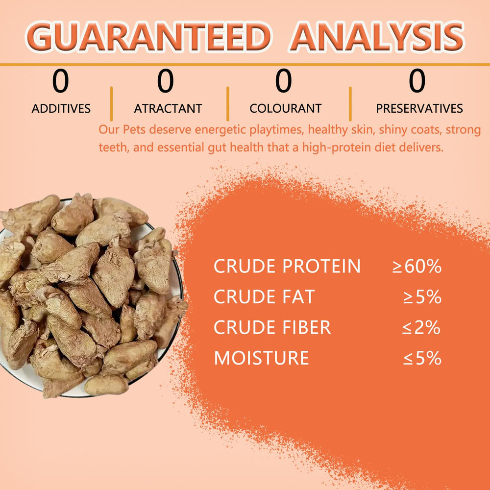 Training reward with JADINGSFARM freeze-dried chicken heart treats for dogs