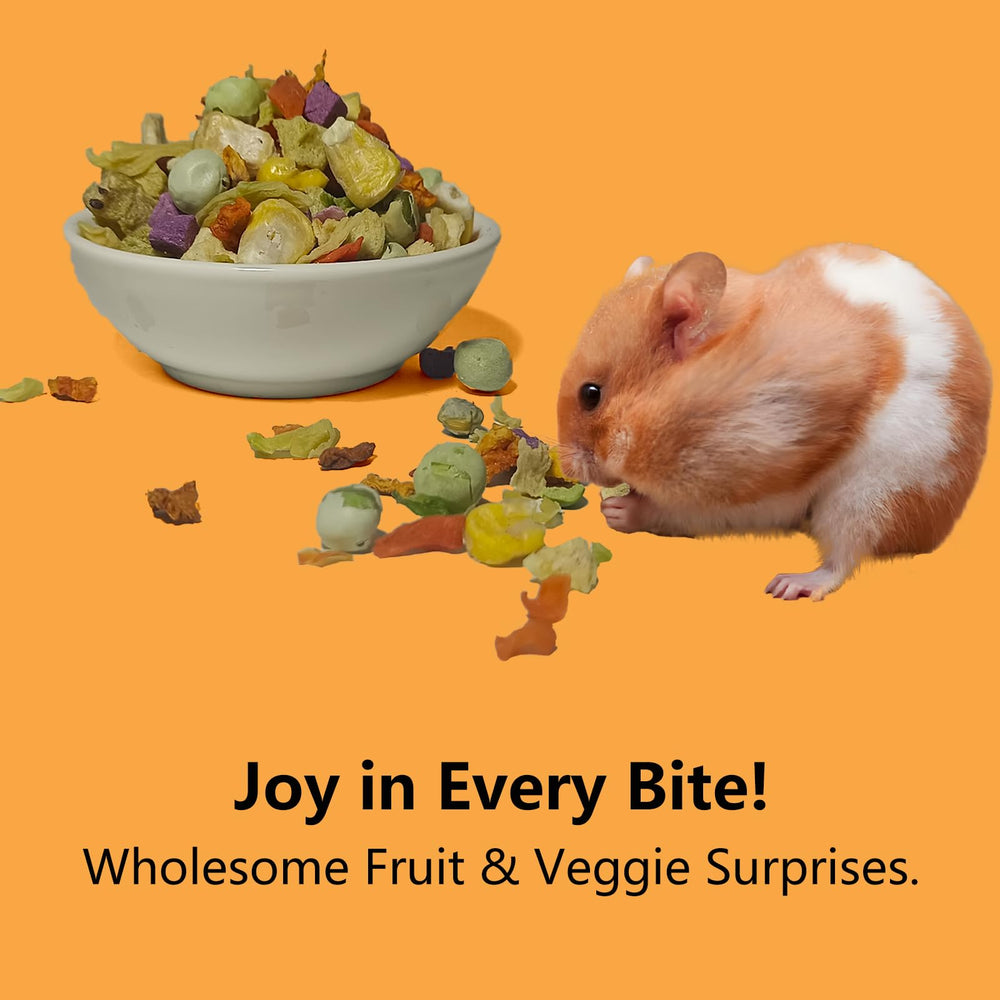 JADINGSFARM multi-species enrichment for hamsters, guinea pigs, and chinchillas.