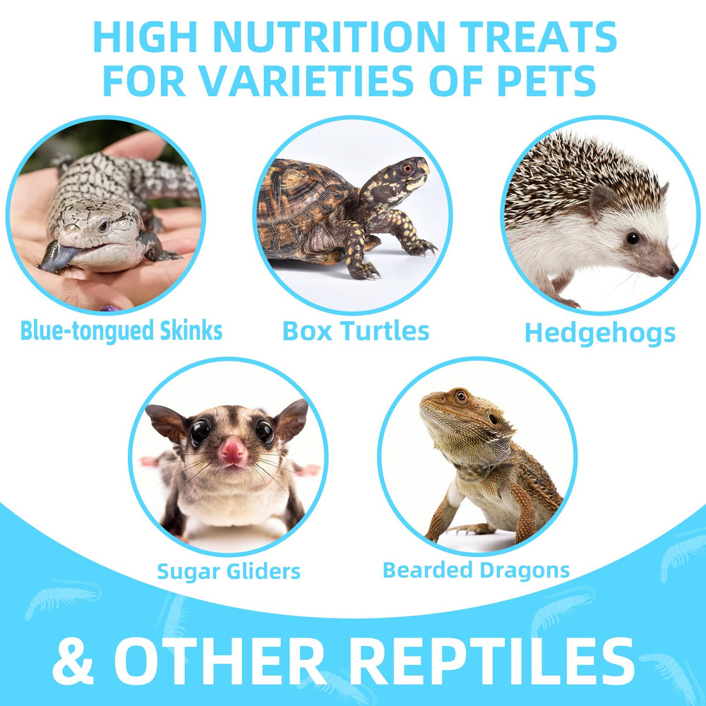JADINGSFARM versatile pet diet shrimp for turtles, lizards, and fish