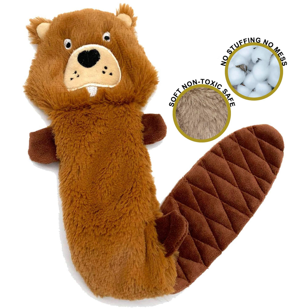 Jalousie Badger crinkle toy with no stuffing for calm exploration.