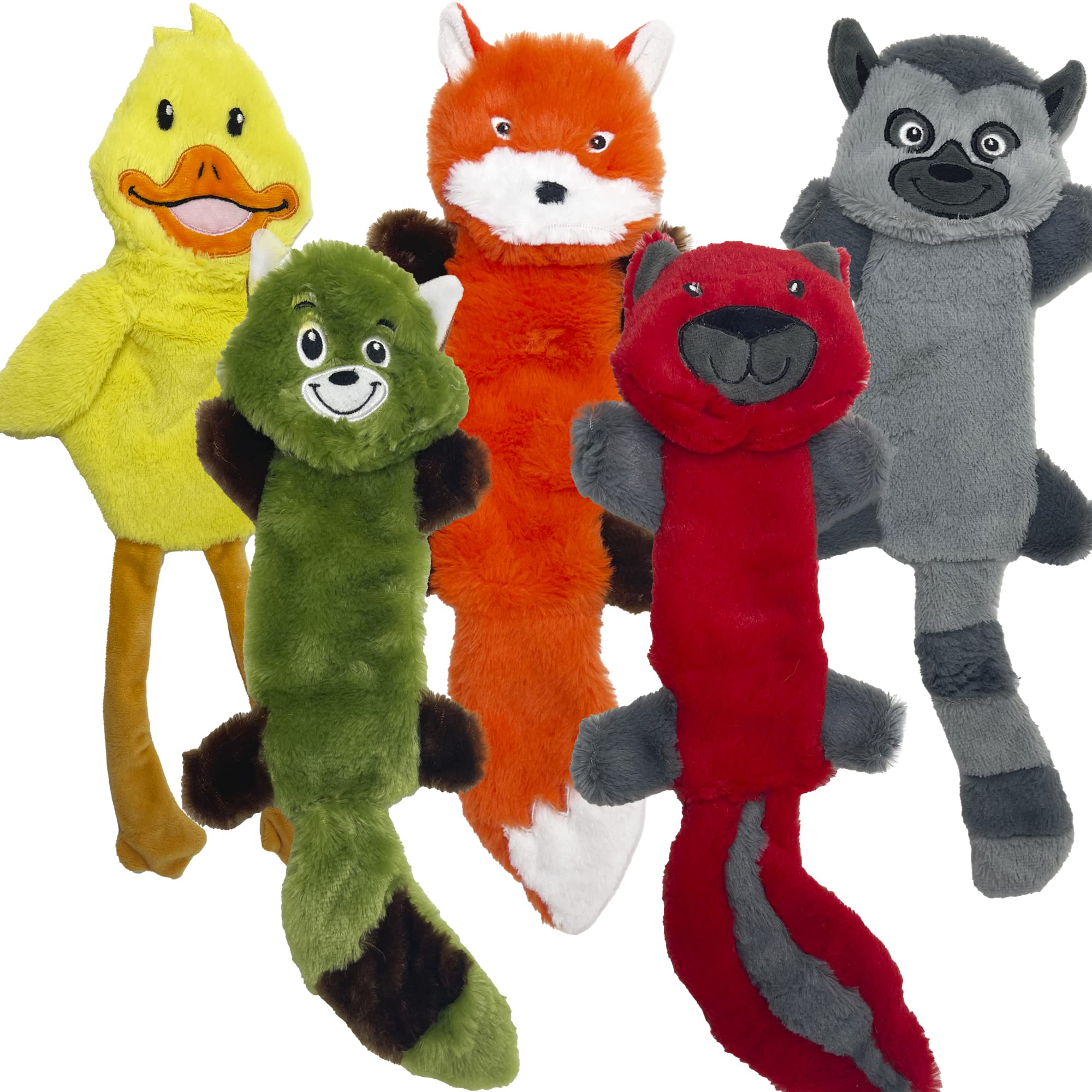 Jalousie beaver dog toy with no stuffing and squeaker for interactive play.