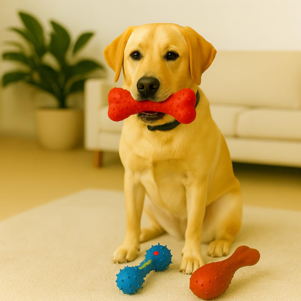 Jalousie dental-stimulation toy supports gums during playtime.