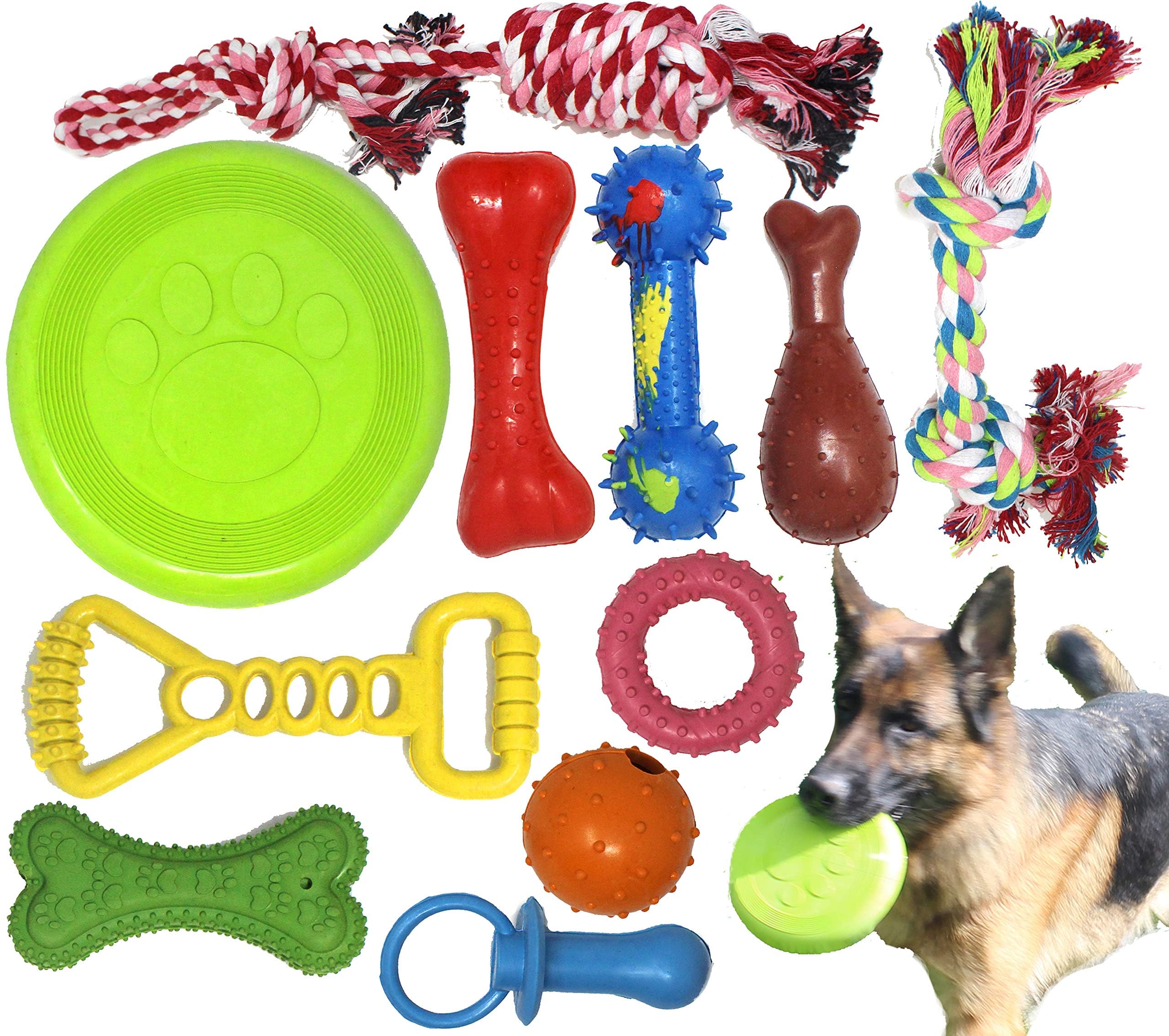 Jalousie natural rubber ball chew toy for interactive fetch and teething.