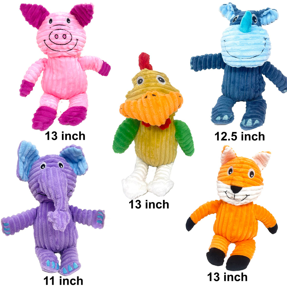Jalousie corduroy texture dog toy provides tactile interest.