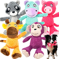 Jalousie dog squeaky toy multipack promotes interactive play and canine engagement