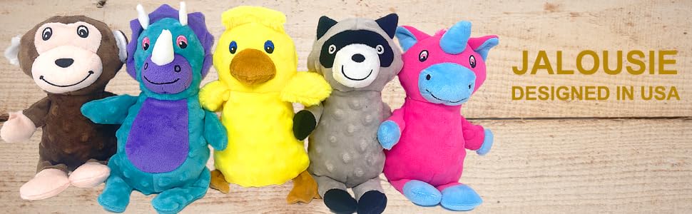 Jalousie medium-breed toy tailored for energetic dogs.