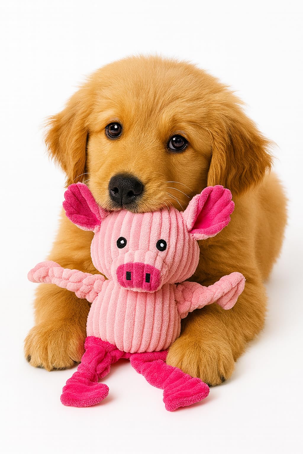 Jalousie plush toys suited for medium to large dogs during playtime