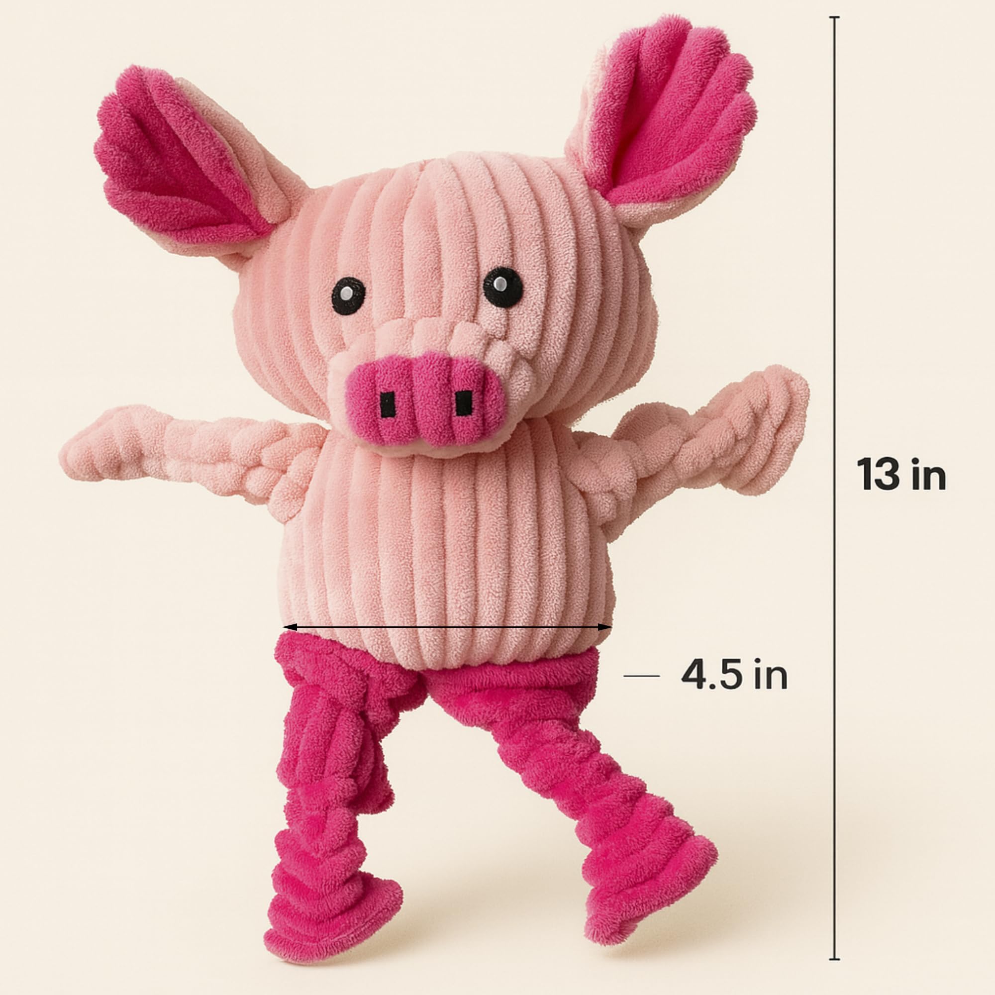 Jalousie plush toys reinforced seams image shows tougher construction
