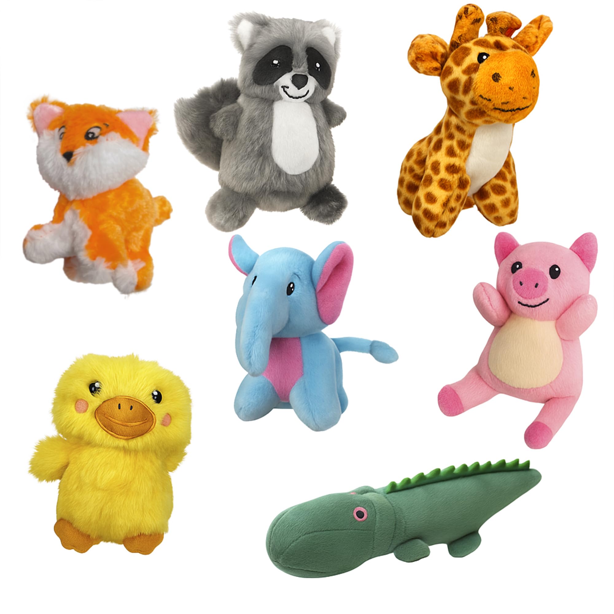 Jalousie puppy-toy bundle-pack image showing variety and soft comfort during rest.