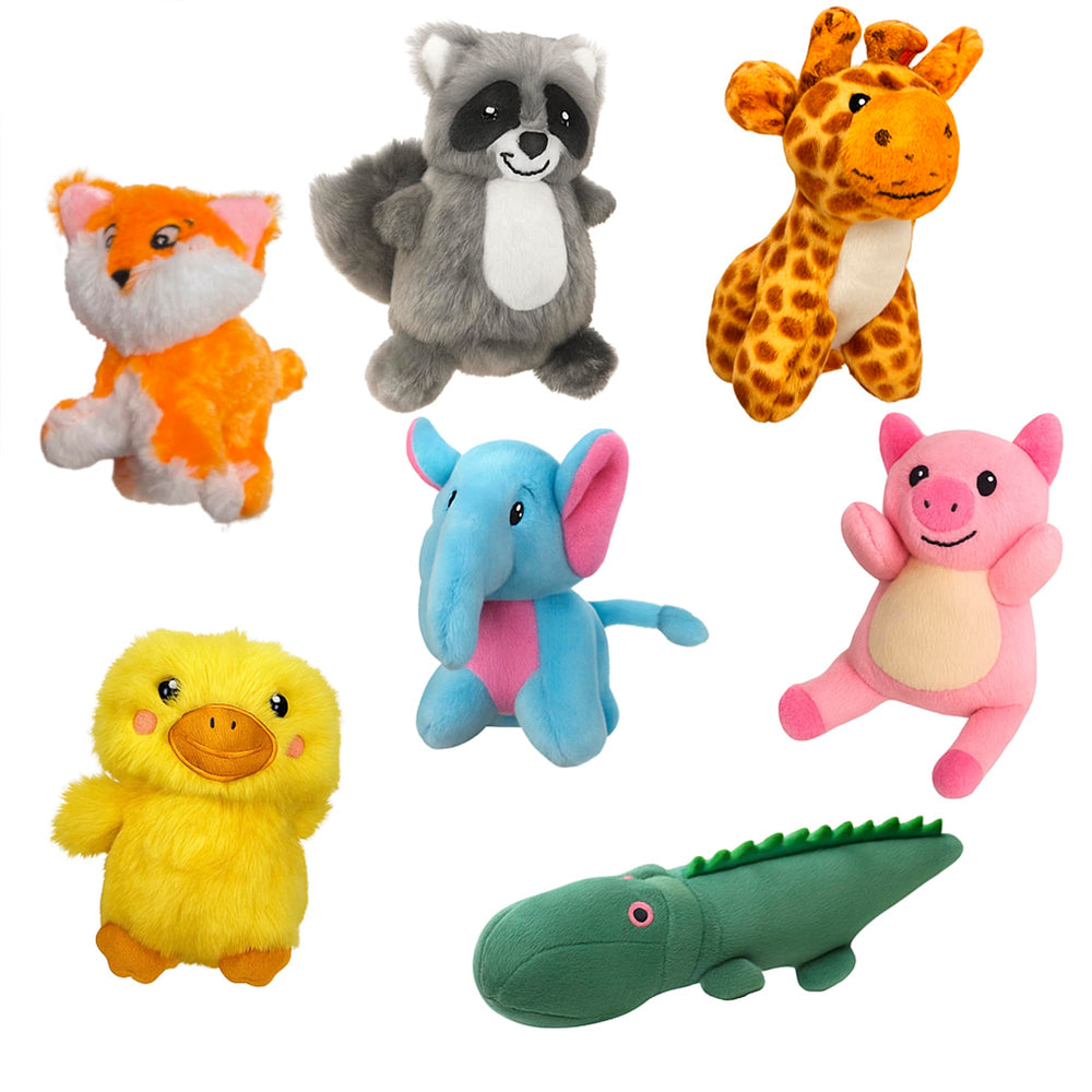 Jalousie puppy-toy bundle-pack image showing variety and soft comfort during rest.