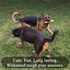 Jalousie soft plush dog toy squeaker for interactive play and bonding.