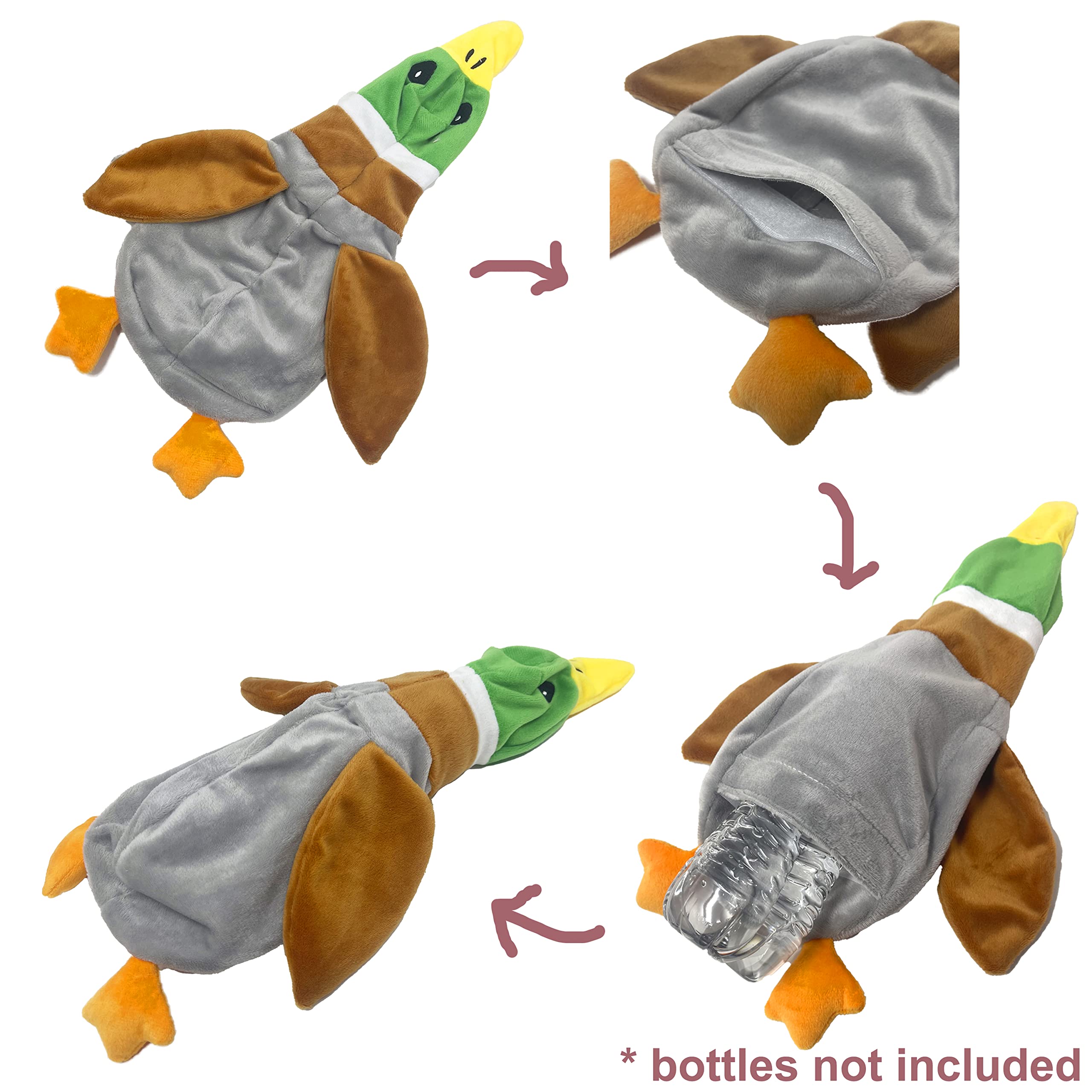Jalousie stuffingless dog toy for mess-free play