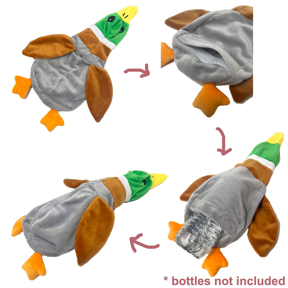 Jalousie stuffingless dog toy for mess-free play