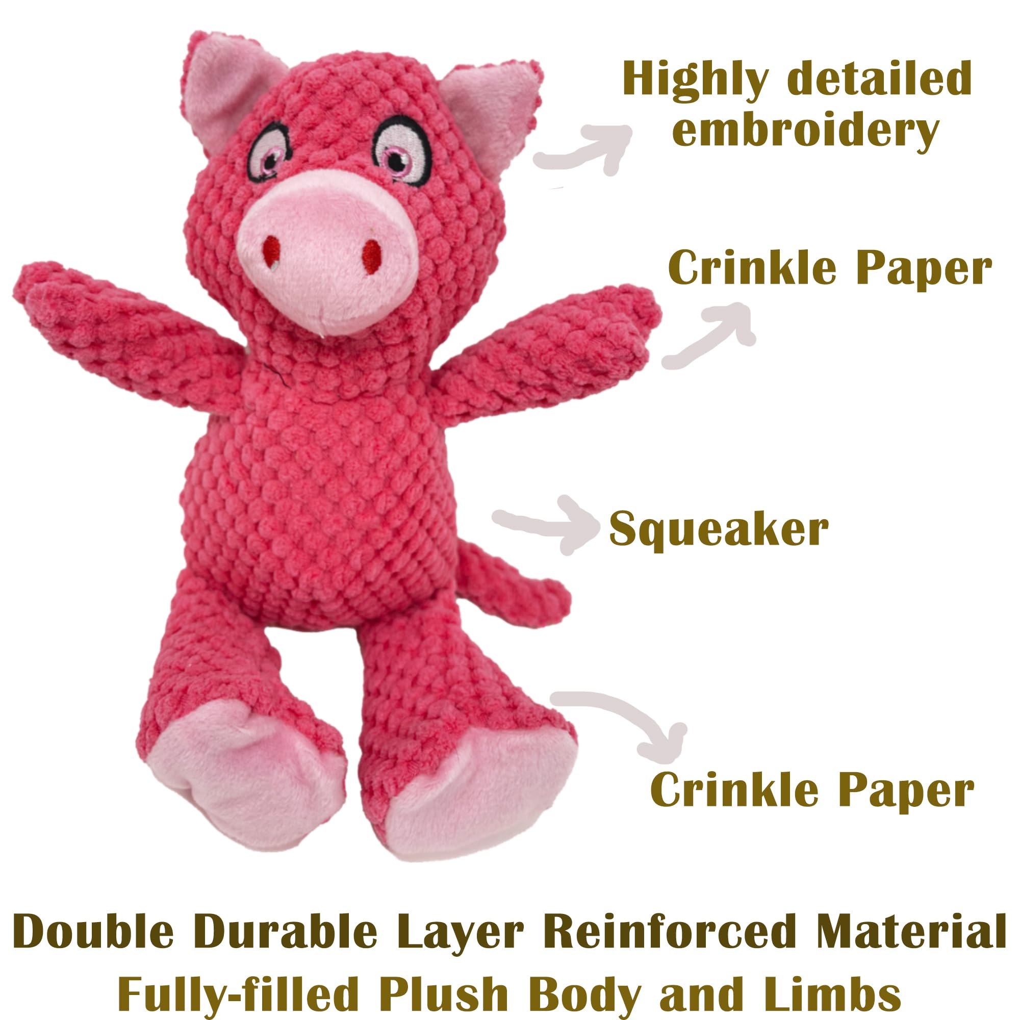 Jalousie toy liner for longer play enhances durability during chewing