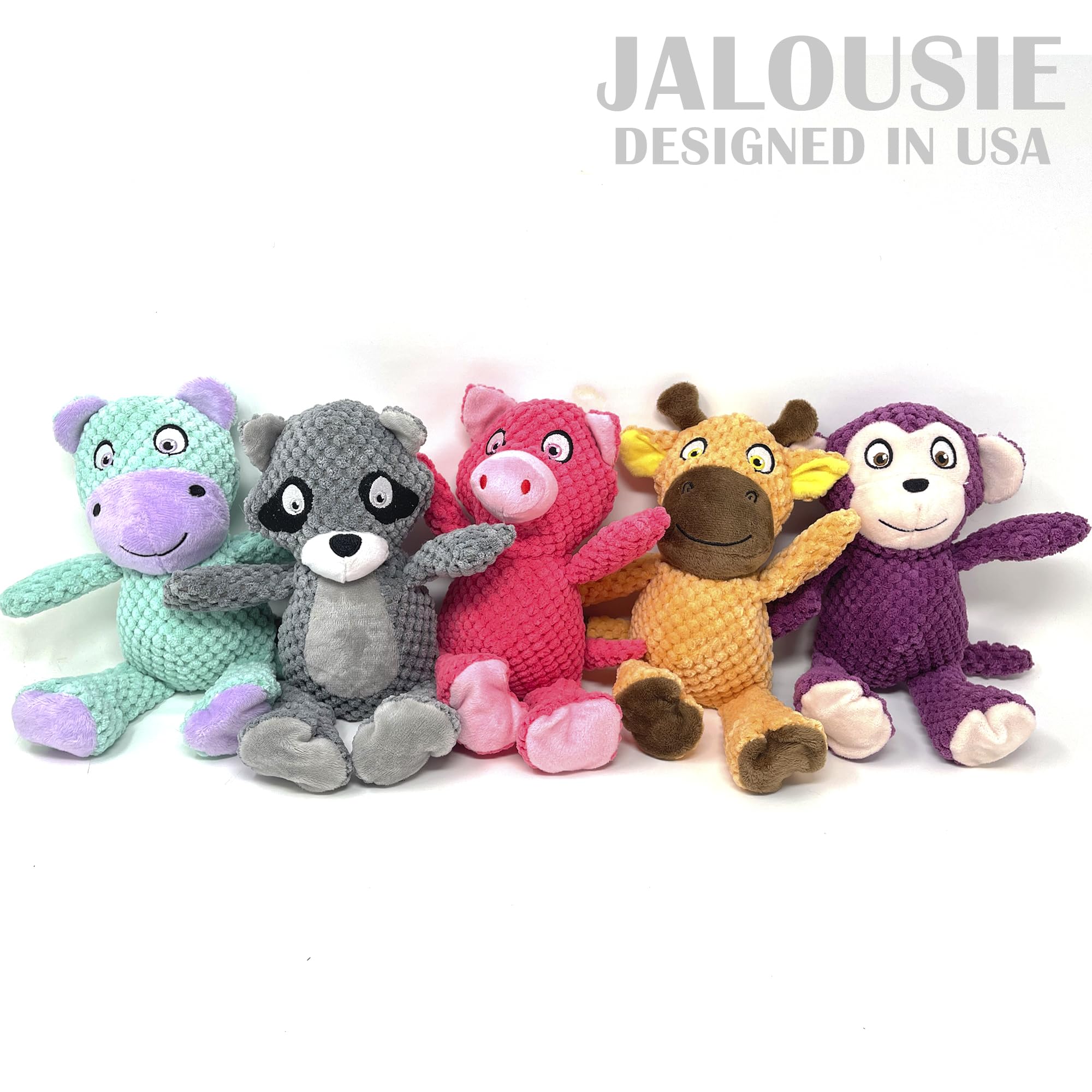 Jalousie variety shapes and textures keep dogs curious and entertained