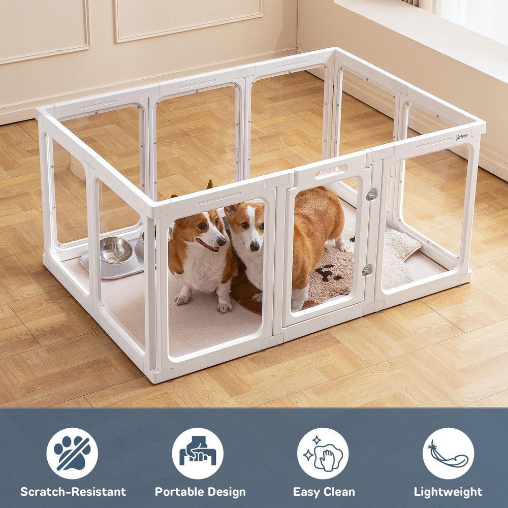 Jalove non-slip base with suction cups stabilizing the playpen