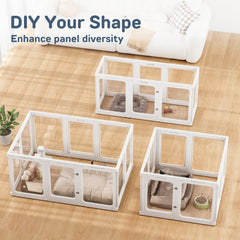 Jalove versatile indoor pet fence suitable for puppies, kittens, rabbits, and ferrets