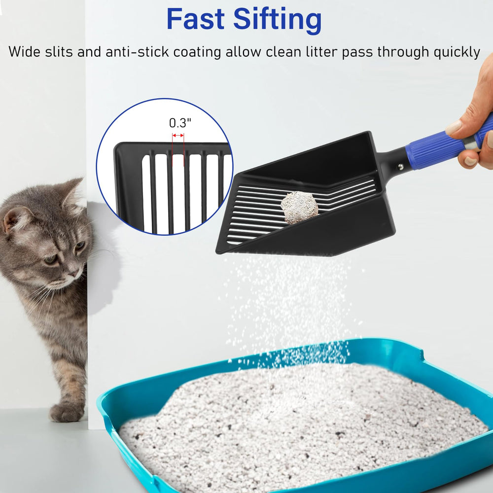 JAMIEWIN anti-stick coating helps litter pass through easily.
