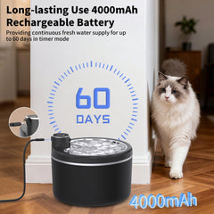 Jaojcoe 3-modes icon shows motion, timer, and continuous modes for adaptive drinking
