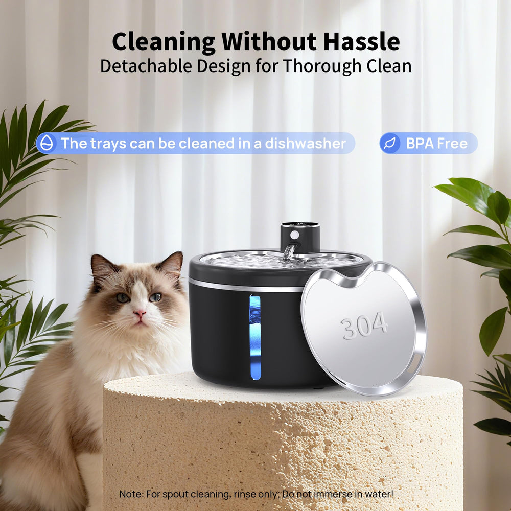 Jaojcoe easy-cleaning feature shows quick disassembly for maintenance
