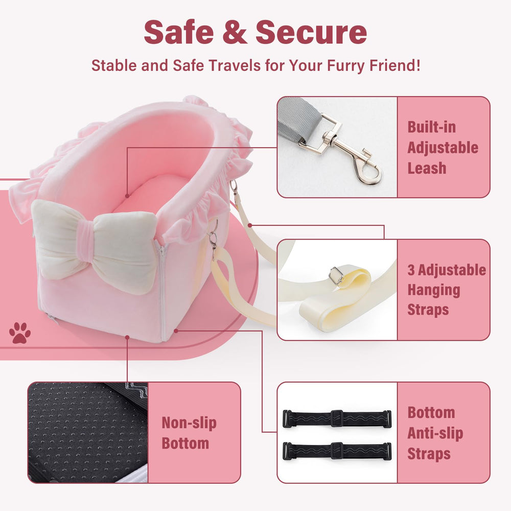 Jaoul car seat with adjustable straps for flexible mounting