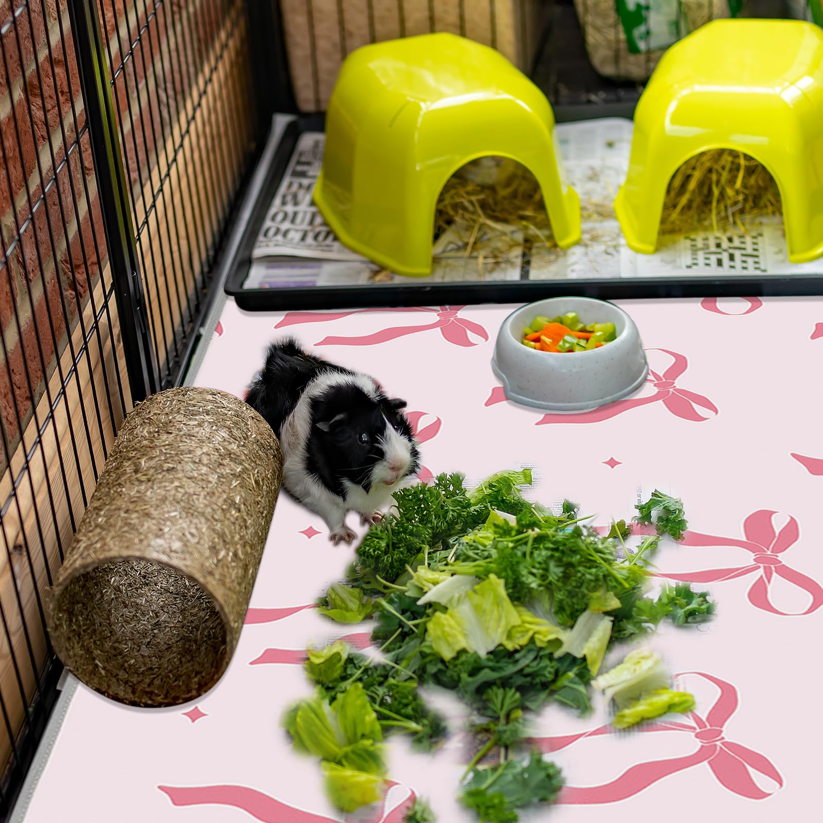 JarThenaAMCS reusable small animal cage liner for repeated use.