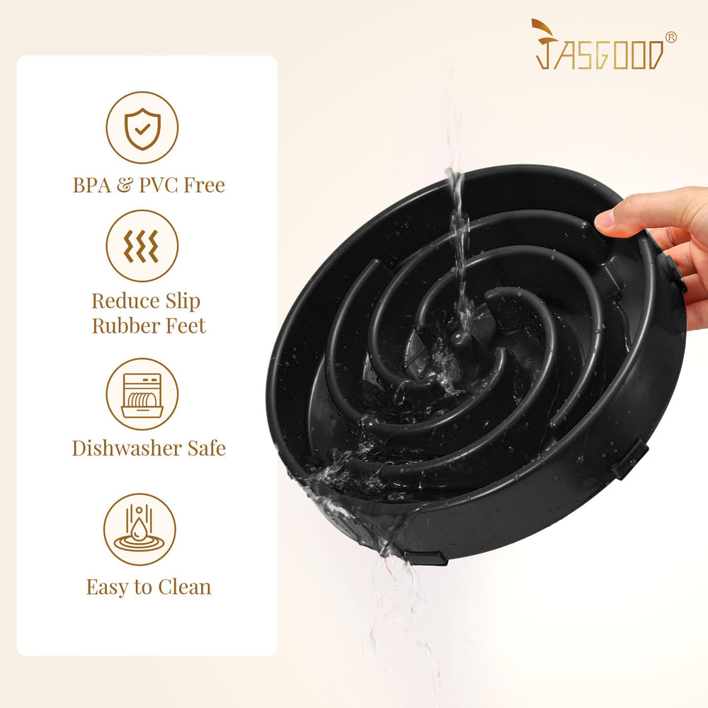 JASGOOD bowl is top-rack dishwasher safe for easy cleaning.