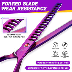 Jason adjustable screw for different fur thickness during precise trimming.