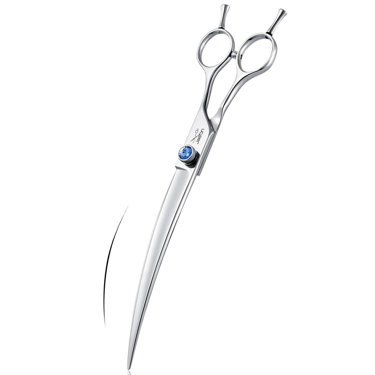 JASON curved dog grooming scissors 8in for precise shaping