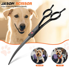 JASON ergonomic handle design for comfortable long grooming sessions