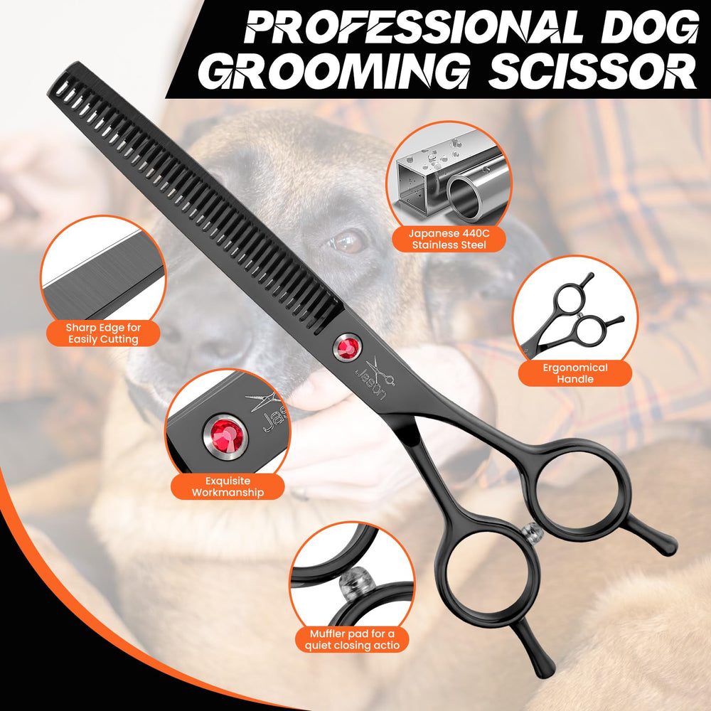 Jason ergonomic handle in use during a pet grooming session