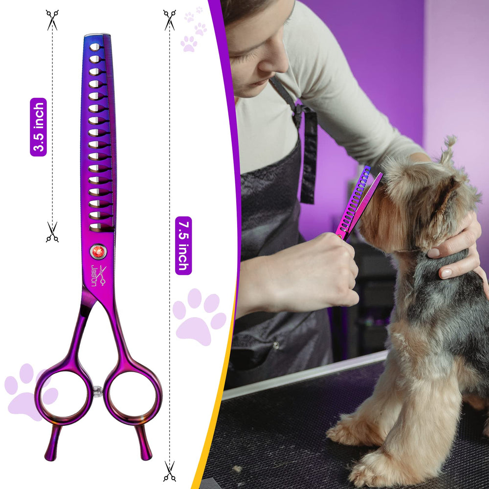 Jason portable grooming scissor is travel-friendly for quick trims.