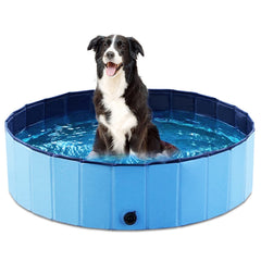 Jasonwell foldable dog pool setup for quick outdoor cooling