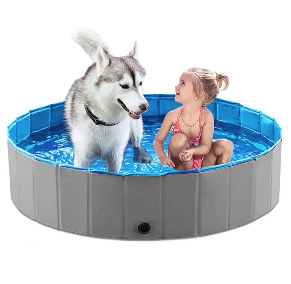 Jasonwell foldable dog pool setup showing fast, portable cooling for pets
