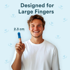 Jasper Large Fingerbrush — secure fit for bigger fingers.