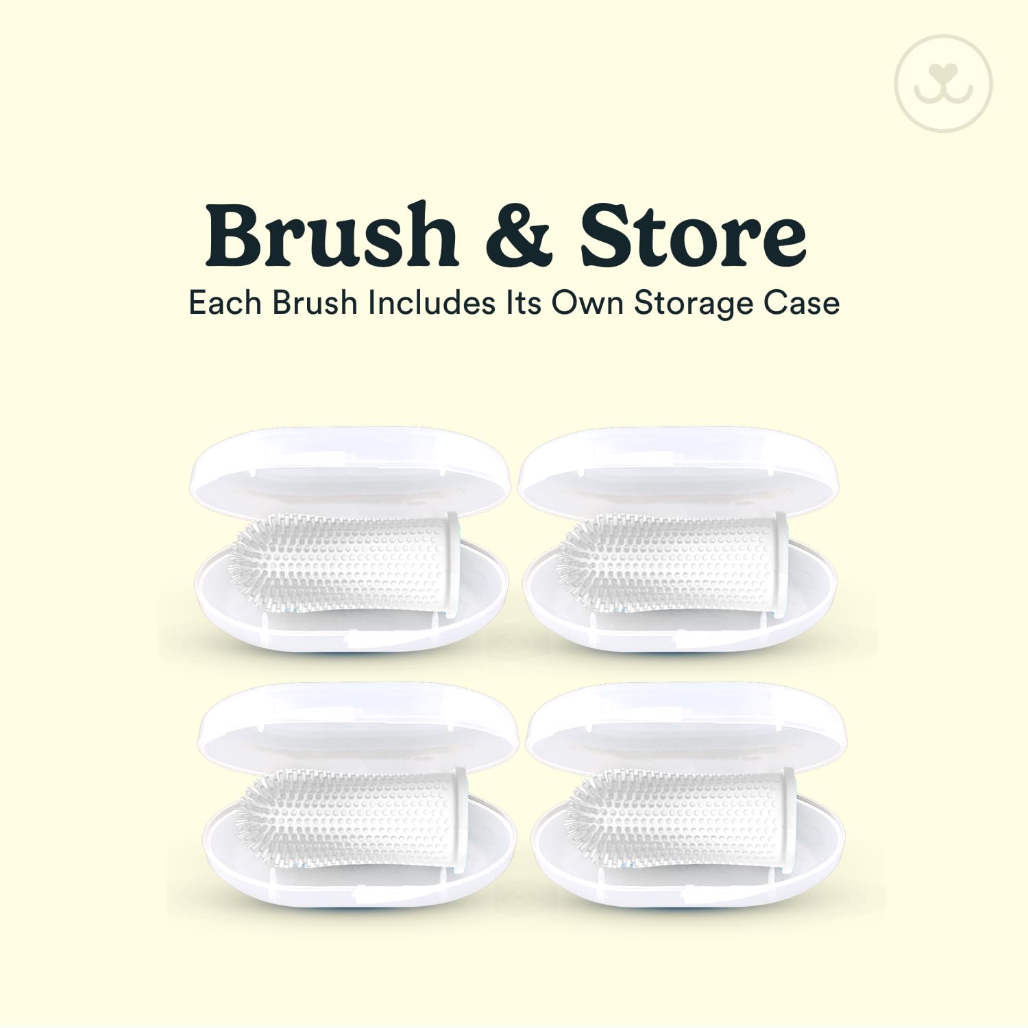 Jasper one-size-fits-all finger brush fits most hands securely