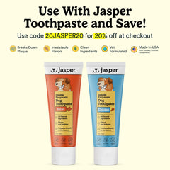 Jasper ultra-soft silicone bristles for gentle brushing with comfort