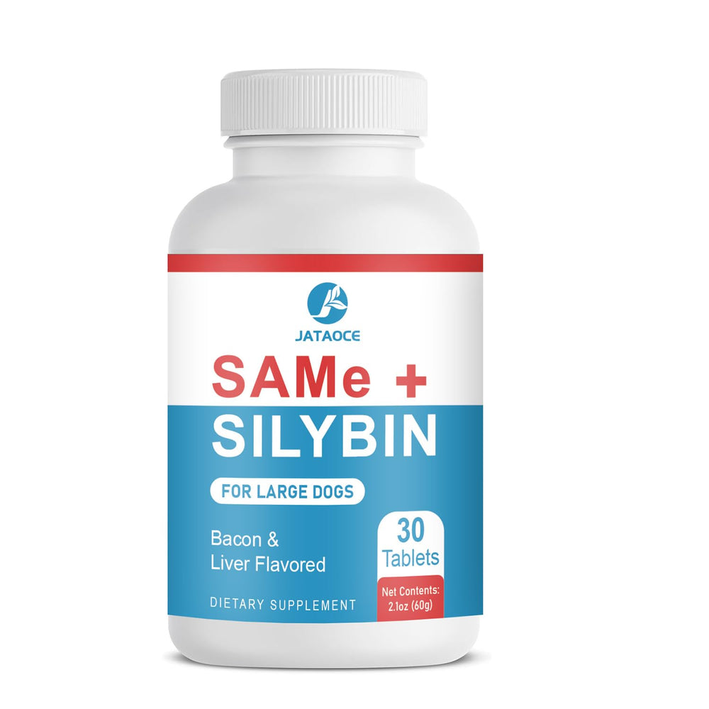 Jataoce Same Silybin packaging highlights dog liver support.