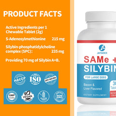 Jataoce Same Silybin tablets ready for daily liver and brain support.