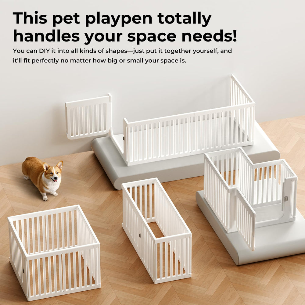 Jatindear playpen gate panel for easy access during play.