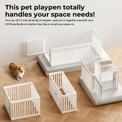 Jatindear playpen gate panel for easy access during play.
