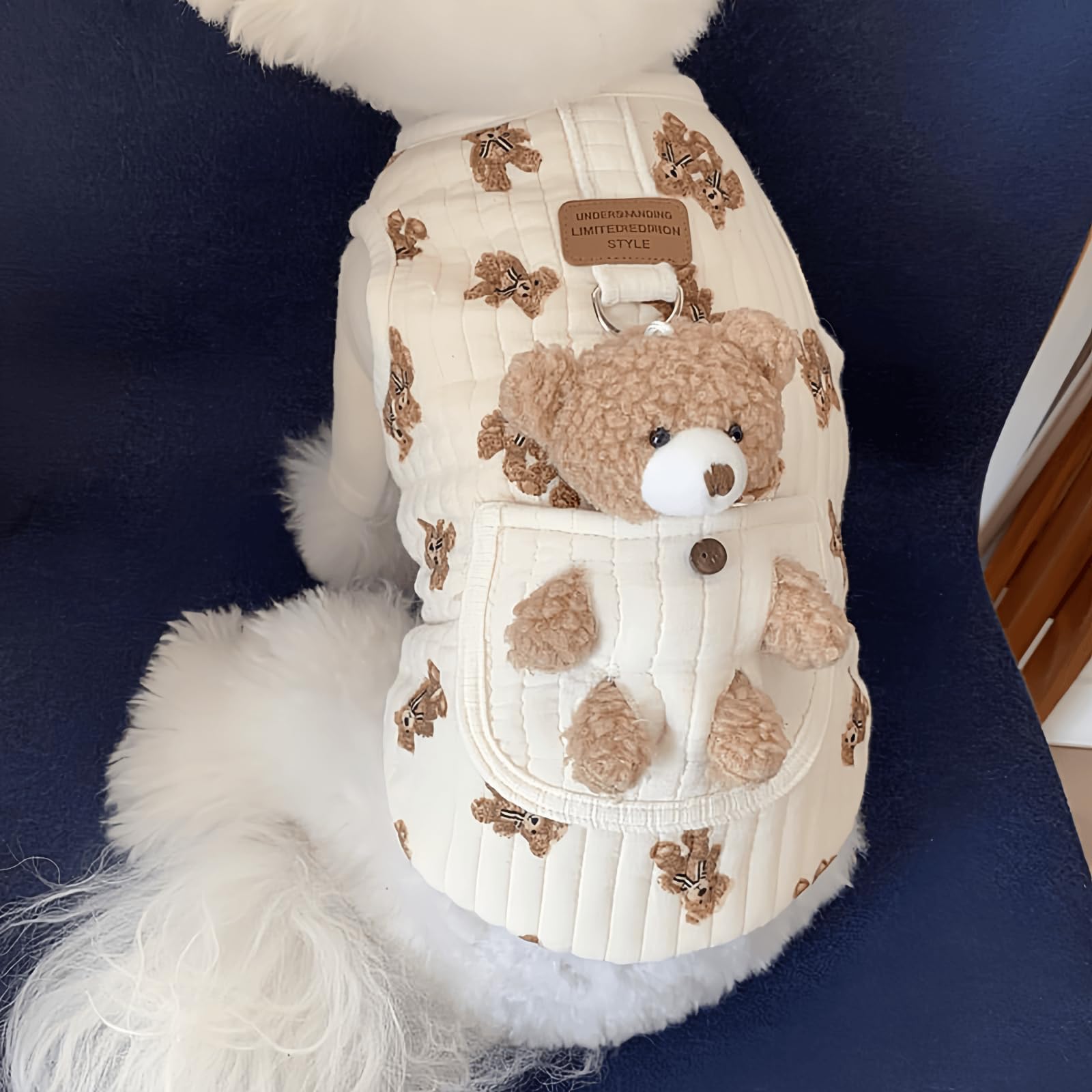 Jatmira white2 XL size helps find the perfect fit for medium-sized pets