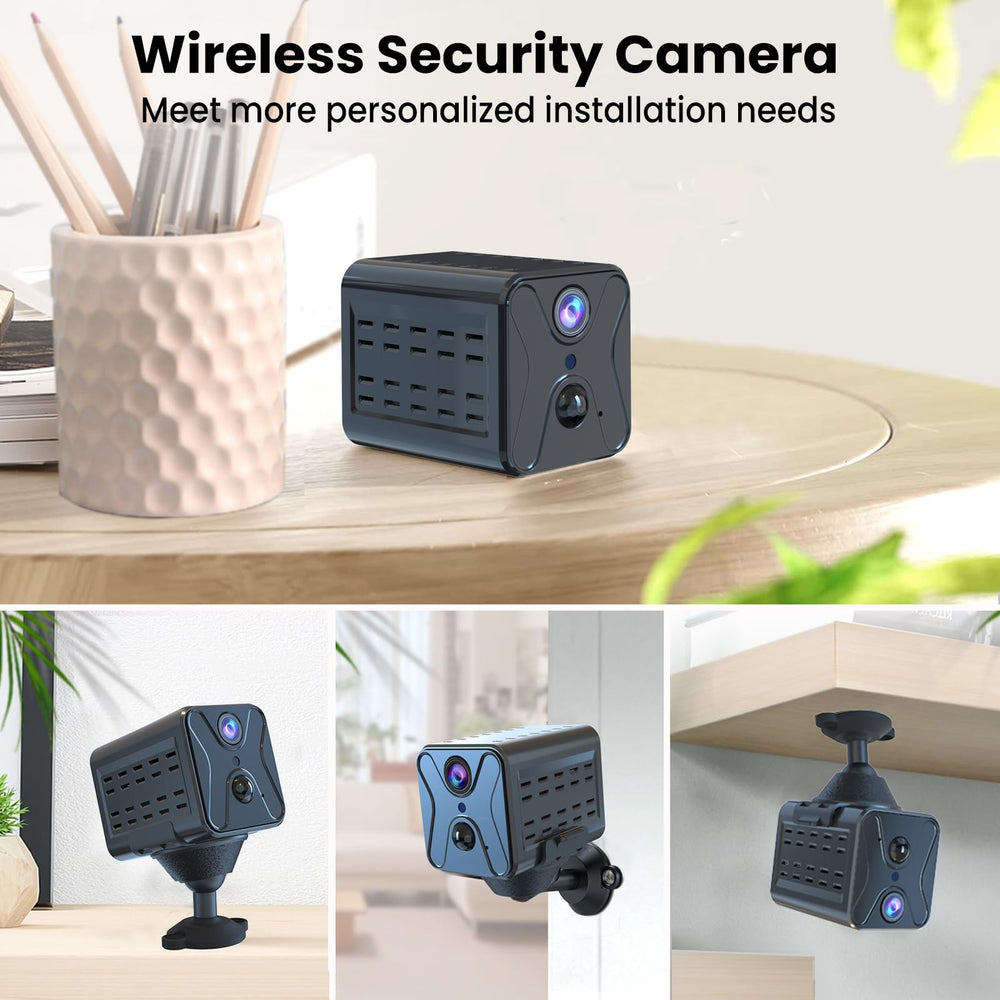 javiscam wireless spy camera with 2800mAh battery for flexible placement
