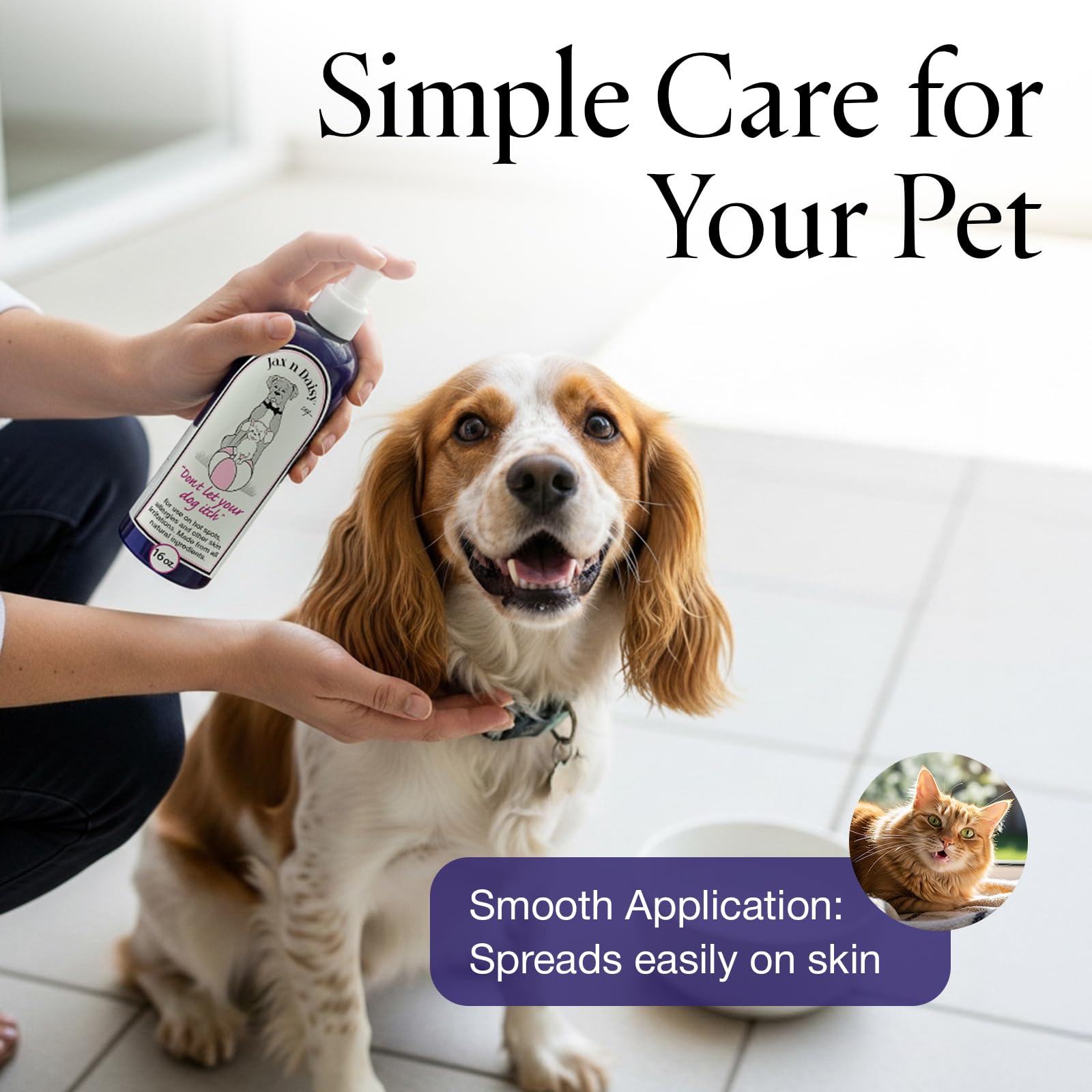 Jax N Daisy pairing with shampoo for complete skin care routine.